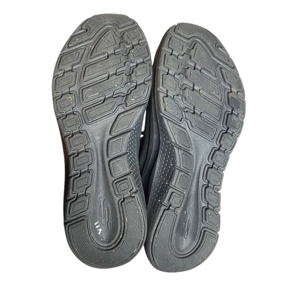 Skechers Women's Size 6.5 Arch Fit 2.0 Big League Sneaker Black Athletic Shoes - Picture 5 of 8